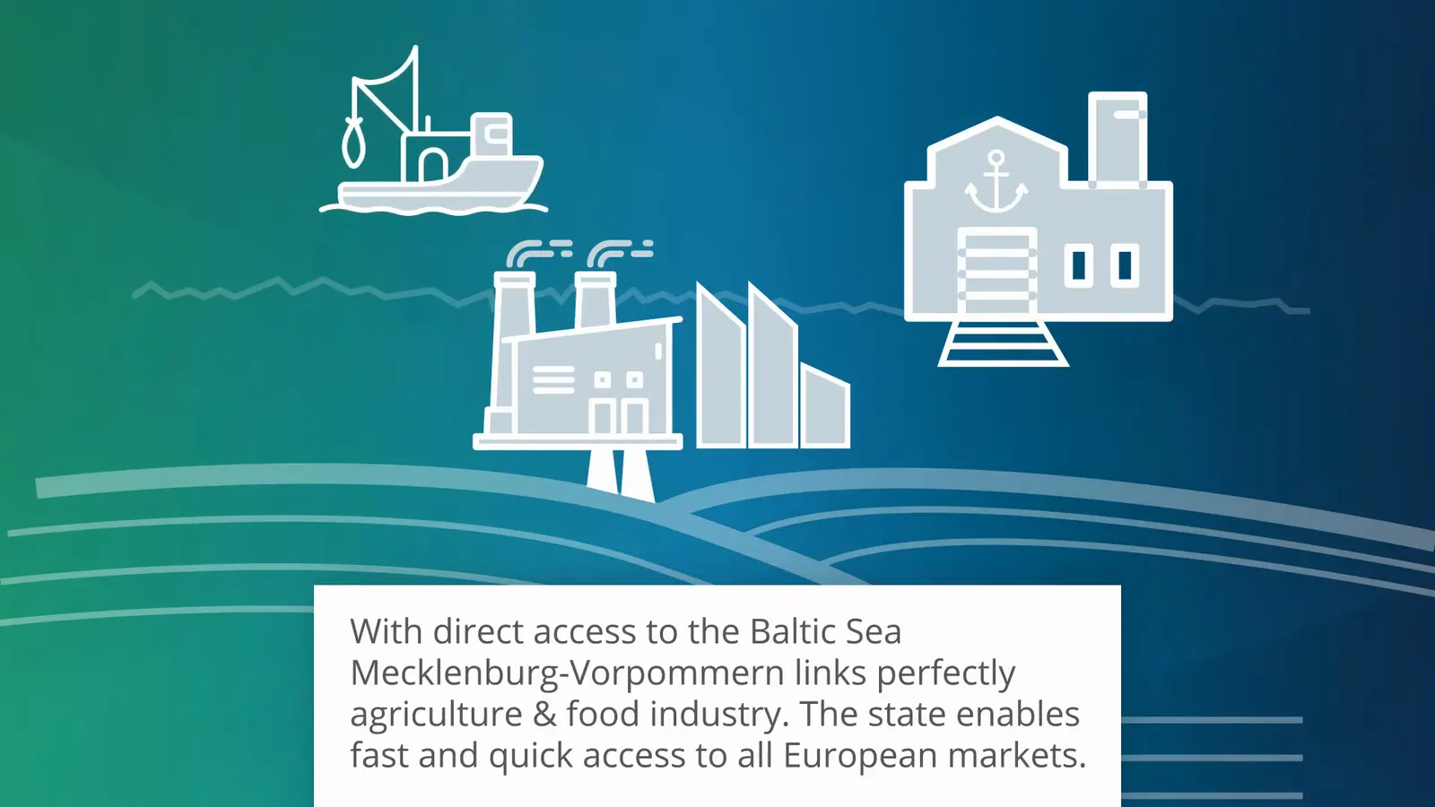 Standbild aus „Invest in MV — Ernährungswirtschaft“ — Erklärfilm & Animation für Invest in MV