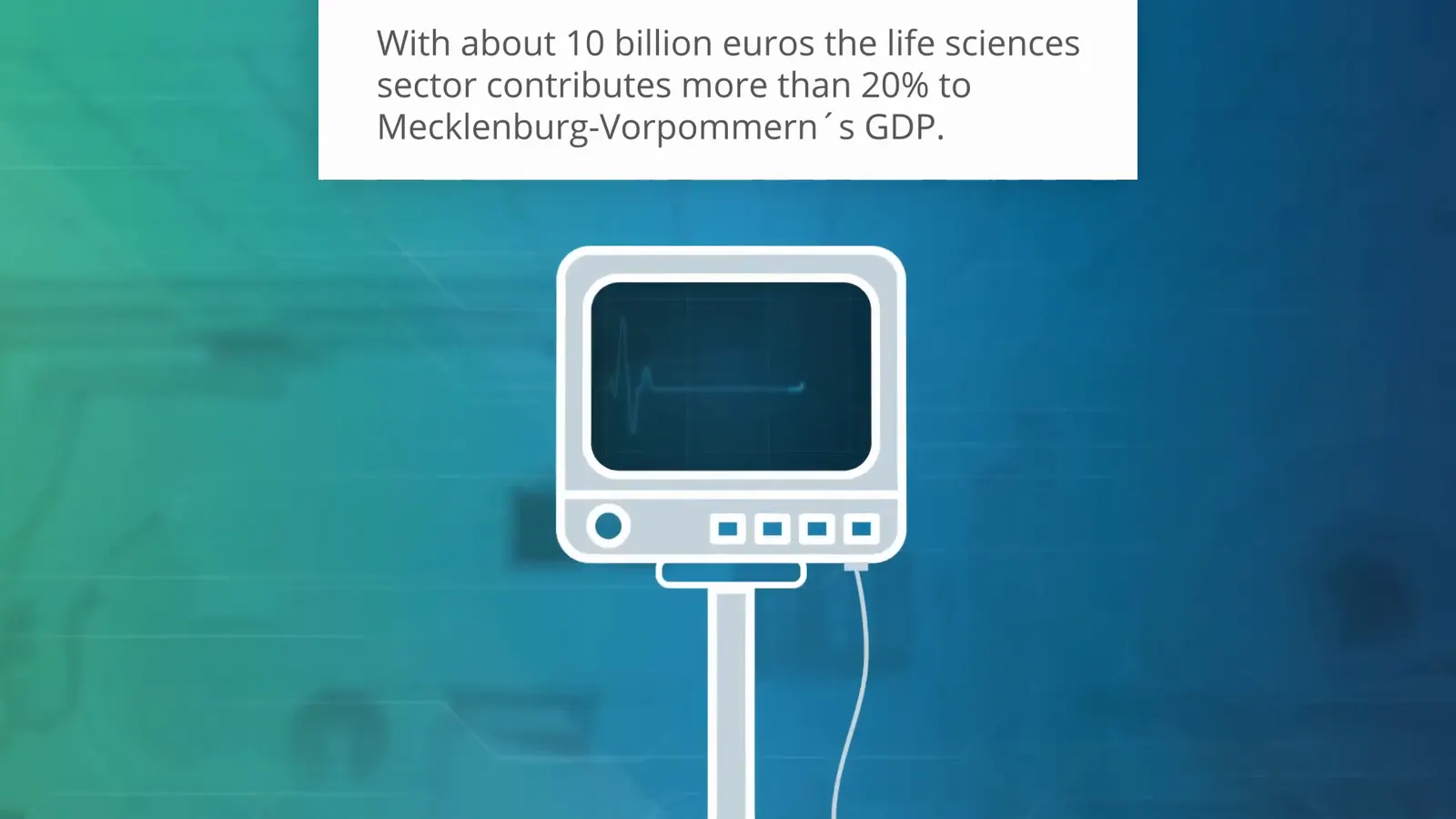 Standbild aus „Invest in MV — Medizintechnik“ — Erklärfilm & Animation für Invest in MV