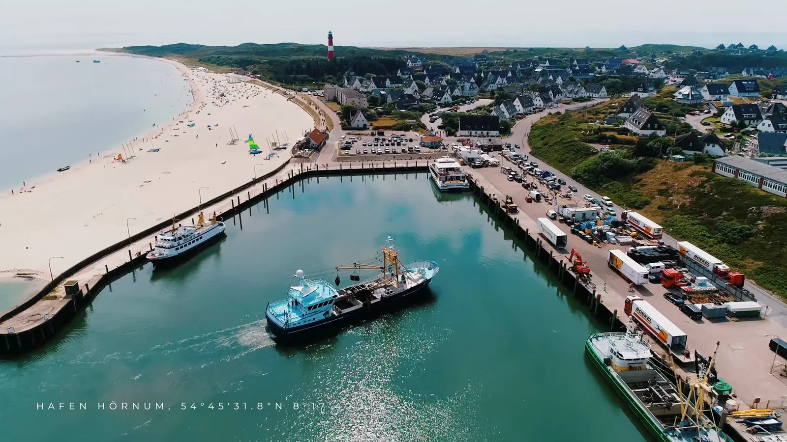 Standbild aus „Imagefilm Sylter Muscheln“ für Sylter Muscheln