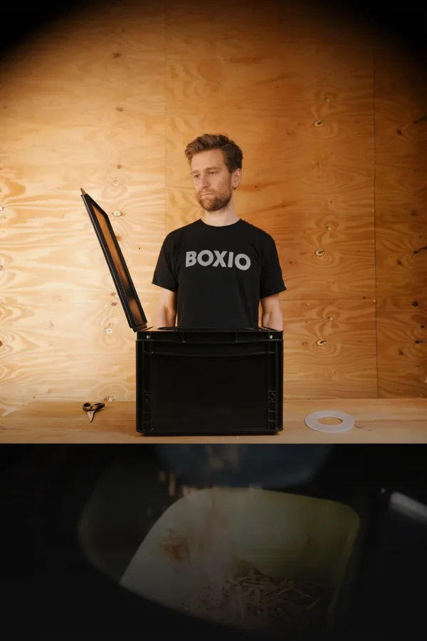 Filmplakat: BOXIO — die Bauanleitung — Produktvideo für Duschkraft